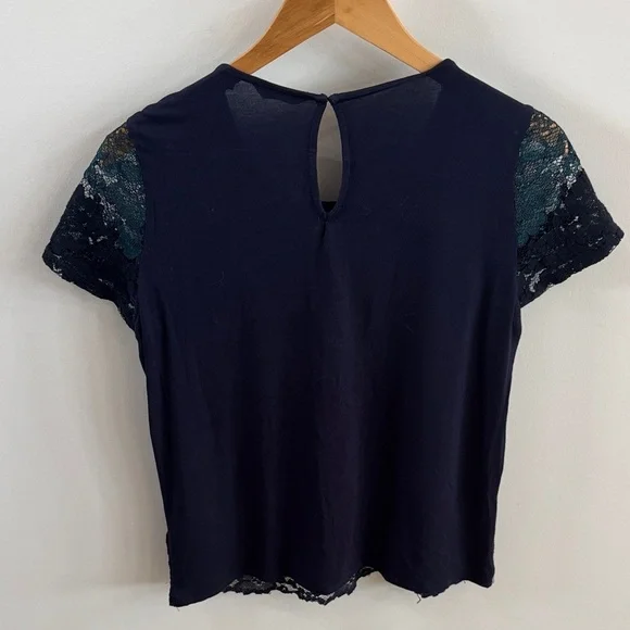 Reitmans Midnight Blue Lace Top - Picture 4 of 7
